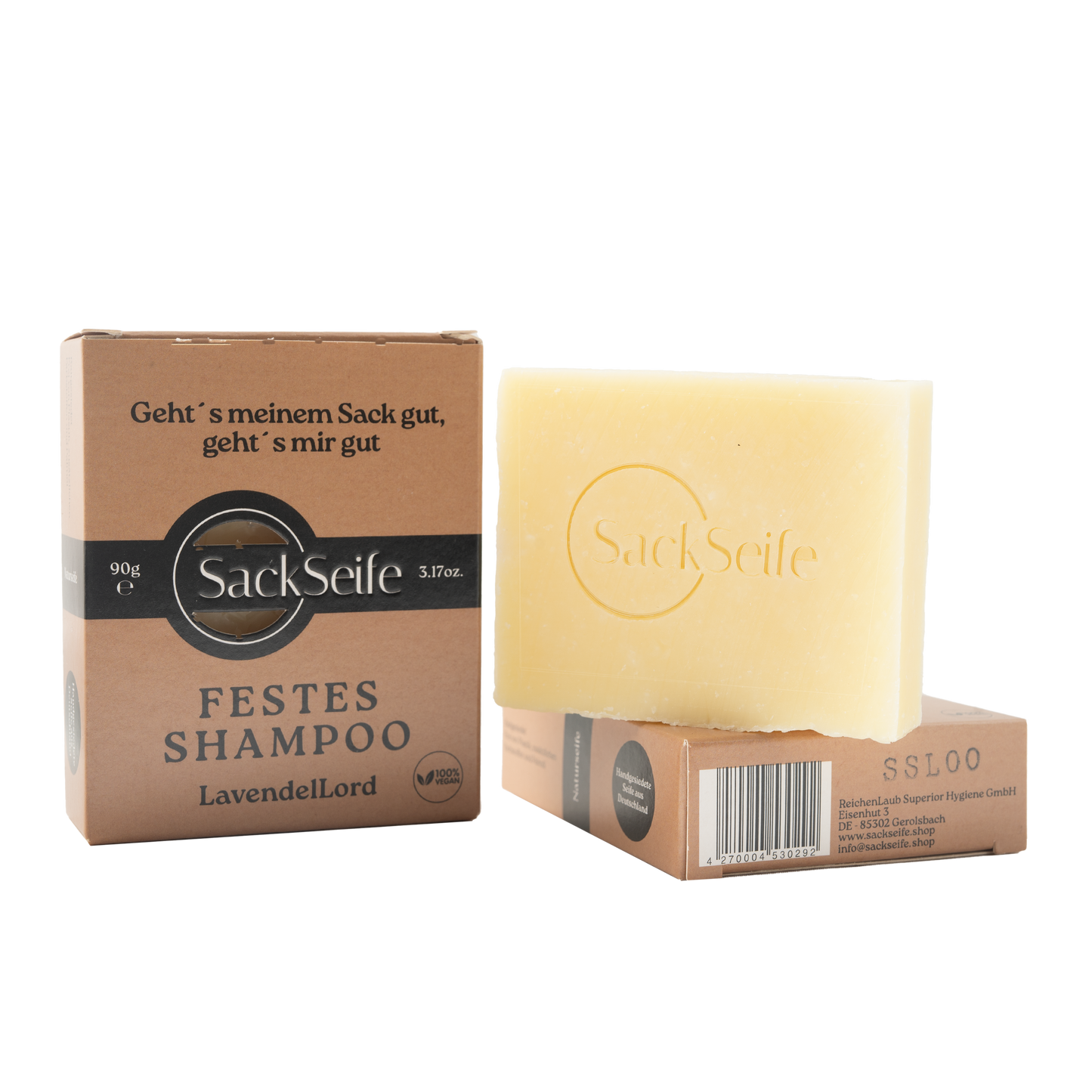 LavendelLord - Festes Shampoo