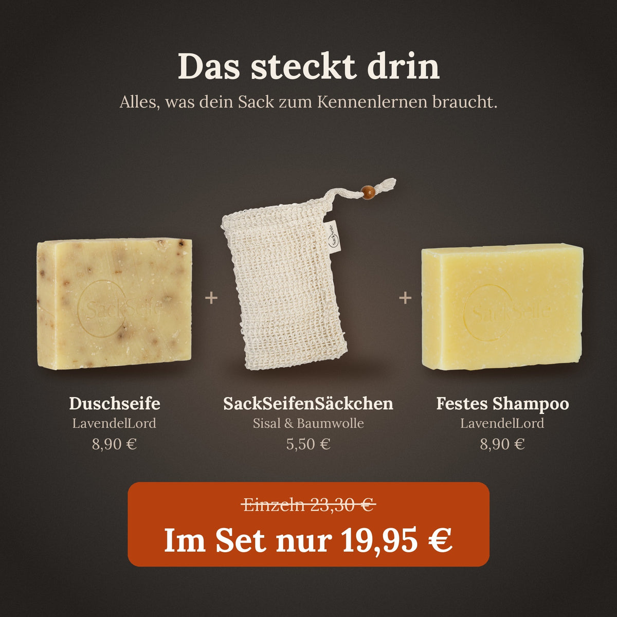 Infografik zum LavendelLord SchnupperSet von SackSeife