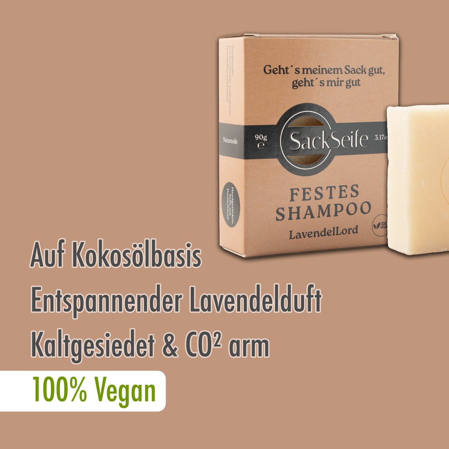 LavendelLord - Festes Shampoo